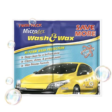 Microtex Mtx Car Wash Shampoo Wash Wax Twin Pack Ml Shopee