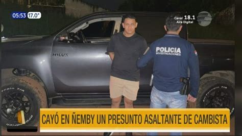 Cayó Presunto Asaltante De Cambista En Ñemby Telefuturo Canal De Tv Líder Del Paraguay