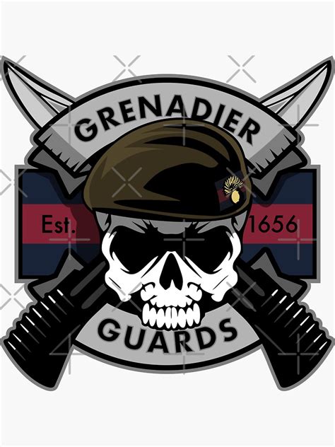 Grenadier Guards Sticker For Sale By Strongvlad Redbubble