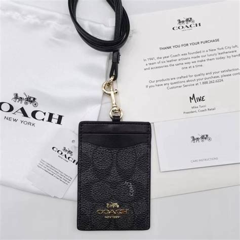 Jual Promosi Model Baru Baru Coach Metal LOGO Lanyard ID Card