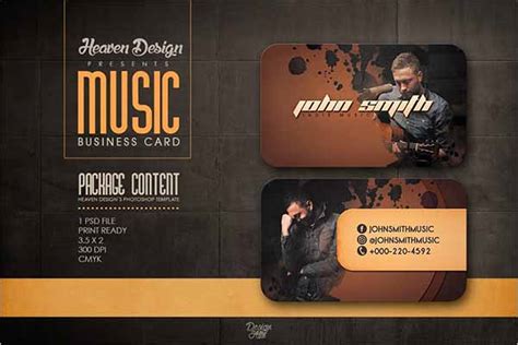 32 Free Dj Business Cards Download Creativetemplate