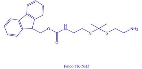 Fmoc TK NH2 芴甲氧羰基酮缩硫醇氨基 Fmoc TK COOH 羧基 溶解性分享 UDP糖丨MOF丨金属有机框架丨聚集诱导发光丨荧光