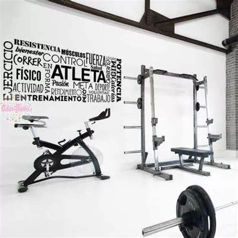 Vinil Decorativos Gym O Gimnasio Para Pared O Cristales 2mts Meses