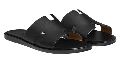 Hermes Noir Izmir Sandals WHATS ON THE STAR