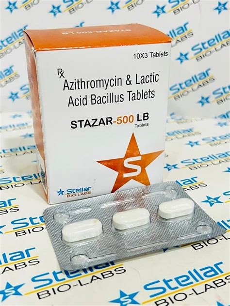 Azithromycin Lactic Acid Bacillus Tablets Mg At Strip Of