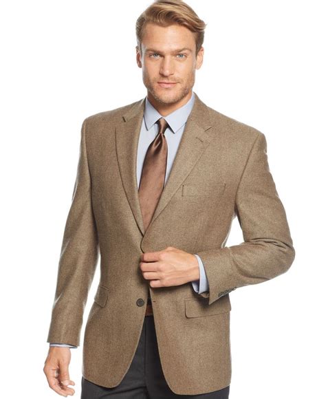 Lauren Ralph Lauren Cashmere Blend Herringbone Classic Fit Sport Coat