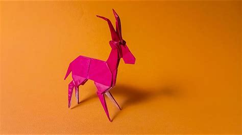 GACELA DE ORIGAMI ROBERT LANG YouTube