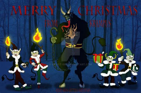 Krampus And His Little Helpers By Artist Srf On Deviantart