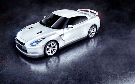 Nissan Gtr In White Wallpaper Hd Car Wallpapers Id 3455