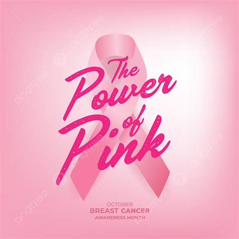 Breast Cancer Awareness Vector Design Images The Power Of Pink World