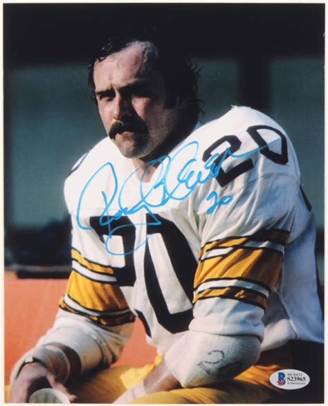 Rocky Bleier Signed Steelers 8x10 Photo Beckett Coa Pristine Auction