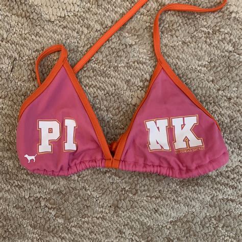 Y2K PINK Bikini Top Depop