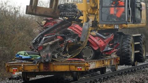 Level Crossing Crash One Dead As Train Hits Car Bbc News