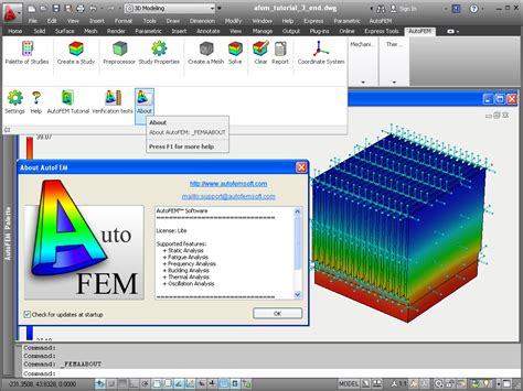 Autofem Lite Free Finite Element Software For Autocad