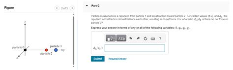 Solved Particle 0 Experiences A Repulsion From Particle 1