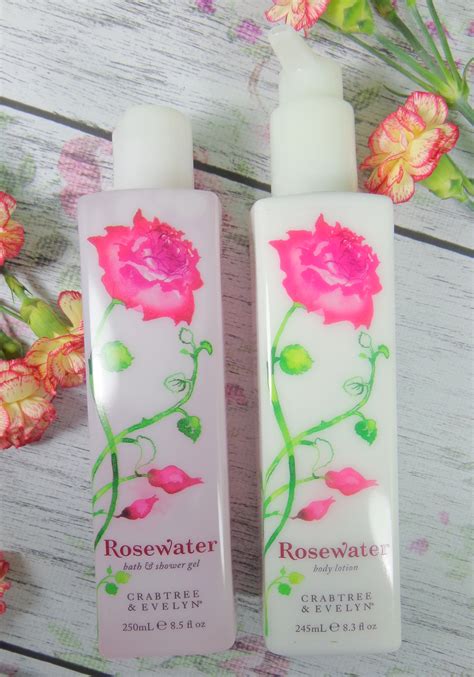 Crabtree And Evelyn Rosewater Bath And Shower Gel Body Lotion My Highest Self