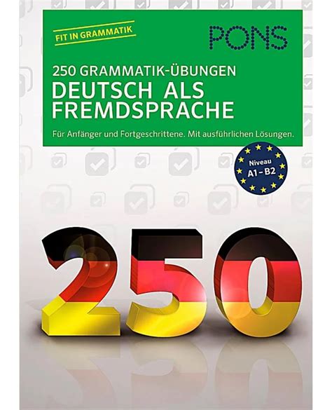 خرید کتاب آلمانی Pons 250 Grammatik Übungen Deutsch Als Fremdsprache با