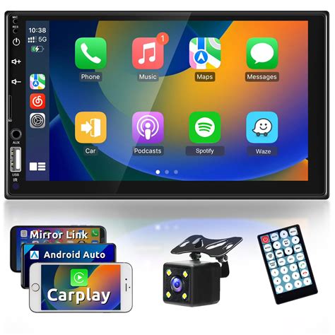 Buy 7 Inch Double Din Car Stereo Apple CarPlay Android Auto 1024