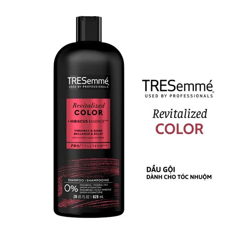 Dầu Gội Tresemme Shampoo Revitalized Color 828ml Mỹ Dầu Gội Chuyên Dụng Giữ Màu Phục Hồi Dành