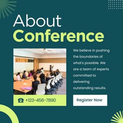 Free And Customizable Conference Templates