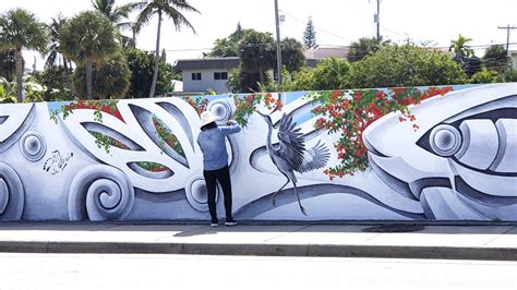 Georgeta Fondos Painting Public Art Art Deco Mural On Singer Island