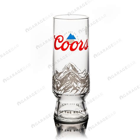 Coors Mountain Cold Activated Beer Glass Pint 20oz GarageBar Limited