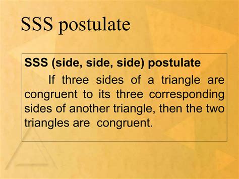 Congruent Triangles Ppt