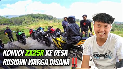 Konvoi Zx25r Rusuhin Warga‼️akang Mv Paropo Nauli Motovlog Indonesia