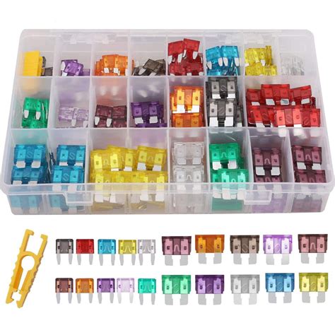 Revhq Car Fuses Assortment Kit Blade Type Rv Automotive Fuses Standard And Mini Fuses Kit 2a 3a