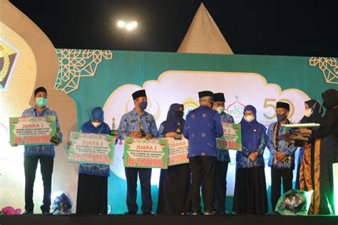 MTQ V Korpri Nasional 2021 Berakhir Kalsel Juara Umum Tuan Rumah