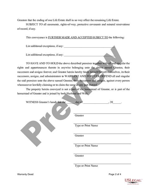 Brownsville Texas Warranty Deed For Three Individuals To One Individual With Reserved Life