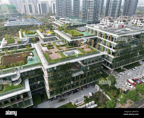 Aerial Photo Shows The First Near Zero Energy Building Cscec