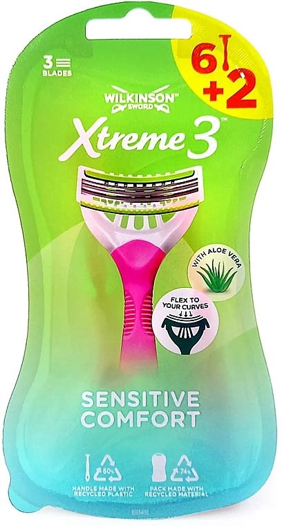 Wilkinson Sword Xtreme Sensitive Comfort Disposable Women S Razors