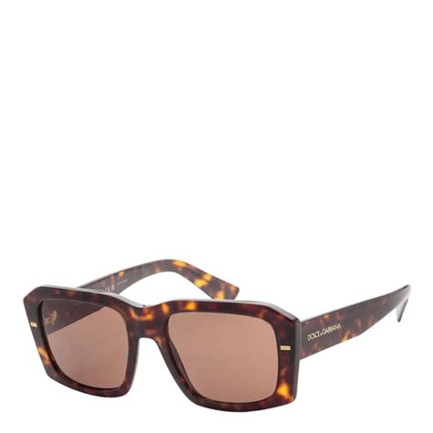 Men S Dolce And Gabanna Brown Sunglasses 54mm Brandalley