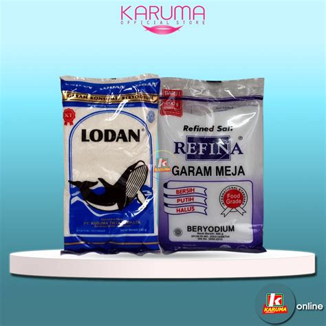 Jual Garam Meja Refina Garam Meja Lodan 200 500gr Shopee Indonesia