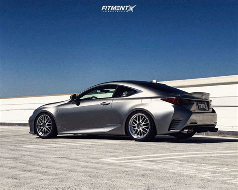 2016 Lexus Rc350 F Sport With 19x8 5 Ssr Professor Ms1 And Yokohama 225x40 On Lowering Springs