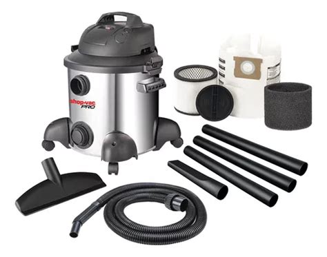 Aspiradora Sopladora Shopvac De Tacho Polvo Liquido 30l 1800w Acero