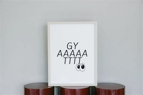 GYAT Funny Home Wall Art Decor Printable Digital - Etsy