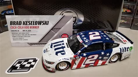 Nascar Diecast Review 2020 Brad Keselowski Coke 600 Race Win Elite