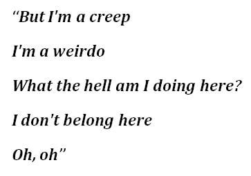 Radiohead's "Creep" Lyrics Meaning - Song Meanings and Facts