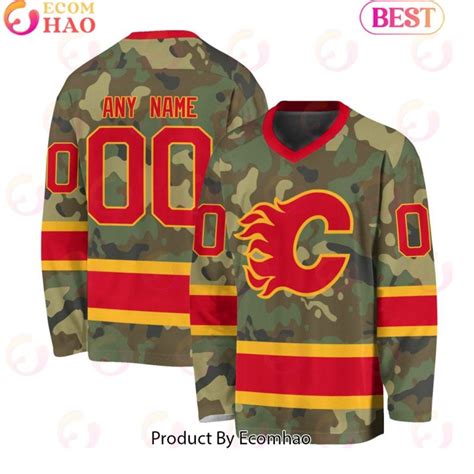 NHL Calgary Flames Specialized Jersey For Halloween Night 3D Hoodie ...