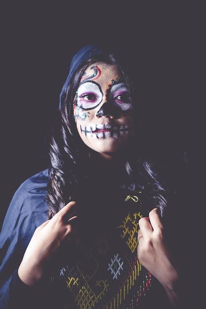 Premium Photo Portrait Of Man Wearing Mask Against Black Background