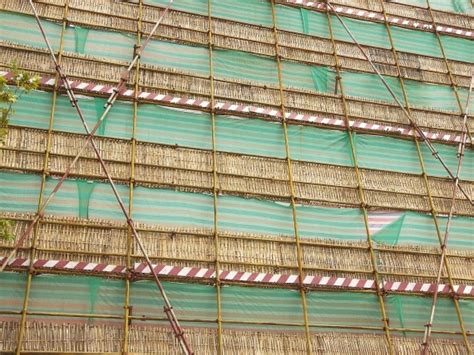 Andaimes de bambu Engenharia e Construção