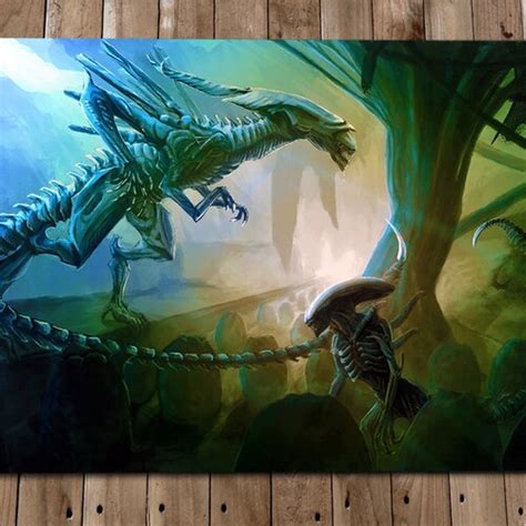 XENOMORPH Wall Art Alien Movie Painting Print - Etsy