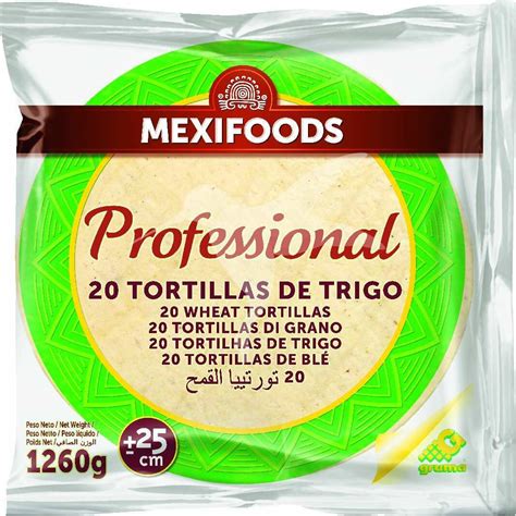 Tortilla Trigo Cm Mexifoods Professional Paquete G Ud