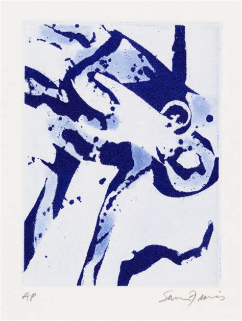 Sam Francis Aquatint Untitled From Boundayr Sfe 048 Christopher