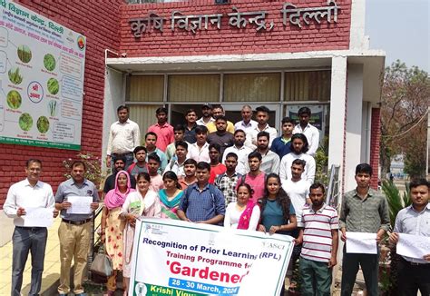 Kvk Delhi Organizes Day Skill Development Training Program On Rpl