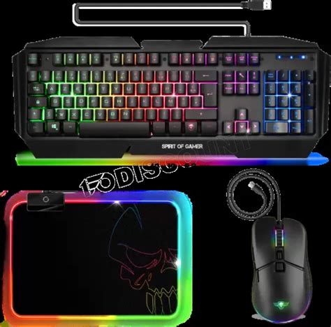 Pack Gamer En Clavier Souris Tapis Spirit Of Gamer Ultimate Rgb