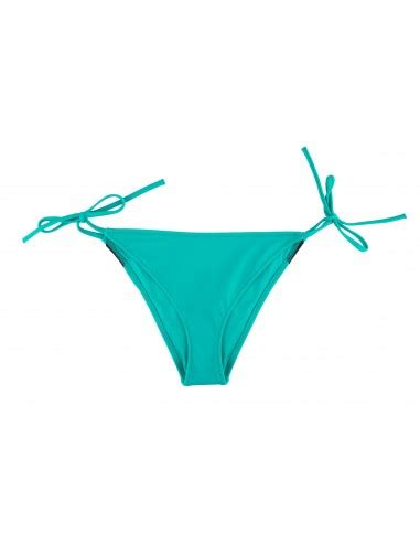 Calvin Klein Cheeky String Side Tie Bikini Green Low Part