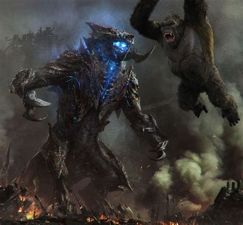 Kong 2021 Vs Mega Kaiju Kaiju King Kong Vs Godzilla Godzilla